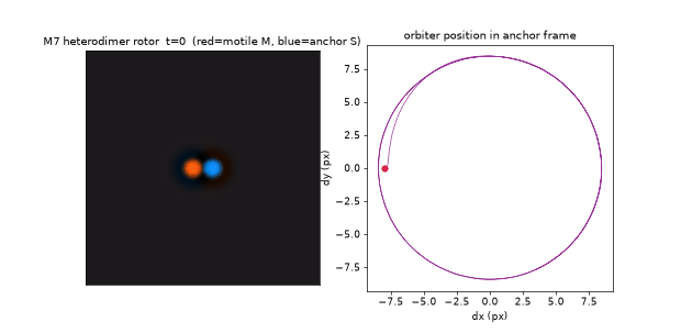 M7 heterodimer rotor